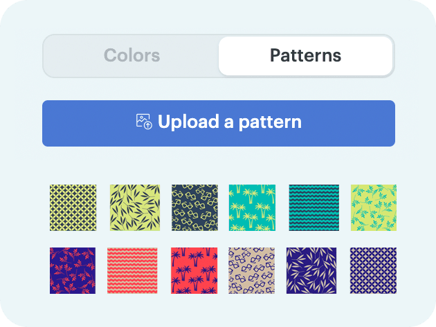 Upload a pattern Upload a pattern