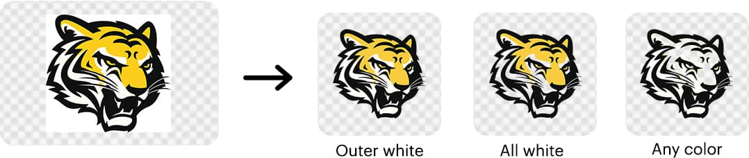 White color removal White color removal